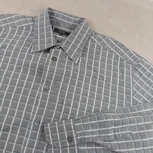 Zanella Floyd XXL Mens Shirt Button Up‎ Long Sleeve Geometric 25x29